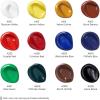 ARTEZA Acrylic Paint Set 24 Colors (0.74 oz Tubes). High-Viscosity, Richly Pigmented Paints for Canvas, Wood & Crafts. Non-Toxic Water-Based Formula. Holiday Gift for Artists & Painters(0.74 Fl Oz (Pack of 12))