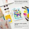 ARTEZA Gouache Paint, Set of 60, 12ml/0.4 US fl oz Gouache Paint Tubes for Professionals and Students(PAINT)