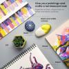 ARTEZA Iridescent Acrylic Paint Set – 10 Galaxy Tones, Shimmer Water-Based Paints for Canvas, Wood, Rocks, Fabrics, and Mixed Media Projects(10 x 60ml (2 fl oz) Galaxy Tones)