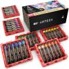 imageARTEZA Acrylic Paint Set of 60 Colors 074 ounces Tubes 5 Metallic Colors Acrylic Paints NonToxic Artist Paints Art Supplies for Painting074 Fl Oz Pack of 60