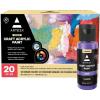 ARTEZA Craft Acrylic Paint Set, Water-Based Acrylic Craft Paint, Matte Finish Artist Paints, Art Supplies for Glass, Wood, Ceramics, Fabrics, Leather(20 x 60ml (2.02 fl oz) Vintage)