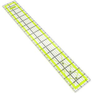 ARTEZA Quilting Ruler, Laser Cut Acrylic, Double Colored Grid Lines, 6″x6″(2.5 x 18)