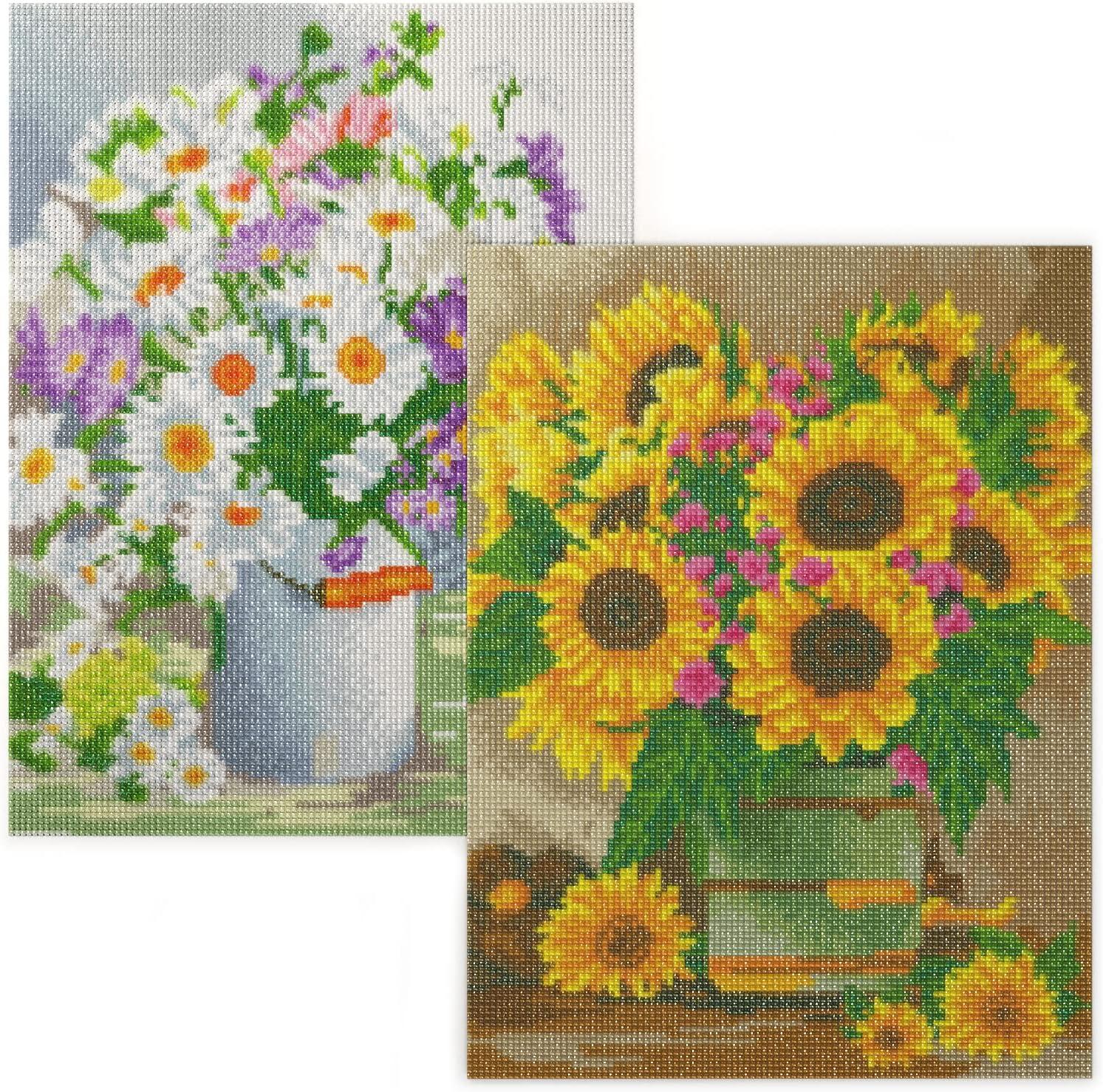 5d Art Design ARTEZA 5D Diamond Painting Kit, 2-Pack, Beach Designs, Full-Drill ...
