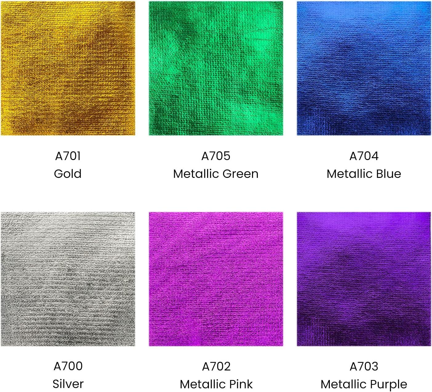 imageARTEZA Craft Felt Sheets 83 x 118 Inches Set of 30 Metallic Assorted Colors Stiff Non Woven Felt Fabric for Sewing and DIY Projects