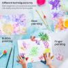 ARTEZA 16 Kids Tempera Paint Set, 13.5 oz/400 ml, Non-Toxic Washable Tempera Paint Bottles, Kids Art Supplies(Set of 16 Multicolor)