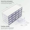 ARTEZA 20 Drawer Organizer and Storage Cabinet – Clear Plastic, Stackable Drawers for Makeup, Crafts, Sewing, Office Supplies, Small Parts & Tools(16 Cabinet)