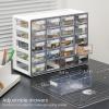 ARTEZA 20 Drawer Organizer and Storage Cabinet – Clear Plastic, Stackable Drawers for Makeup, Crafts, Sewing, Office Supplies, Small Parts & Tools(20 Cabinet)