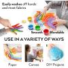 ARTEZA 30 Finger Paint Set, 1 fl oz, Non-Toxic Washable Finger Paint Kit for Kids, Art Supplies for Kids
