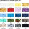 ARTEZA Acrylic Yarn for Crocheting, 4 x 200-g Skeins of Worsted Yarn for Knitting, Mossy A602, Knitting & Crochet Supplies(Classic)