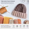ARTEZA Acrylic Yarn for Crocheting, 4 x 200-g Skeins of Worsted Yarn for Knitting, Mossy A602, Knitting & Crochet Supplies(Dark)