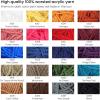 ARTEZA Acrylic Yarn for Crocheting, 4 x 200-g Skeins of Worsted Yarn for Knitting, Mossy A602, Knitting & Crochet Supplies(Dark)
