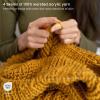 ARTEZA Acrylic Yarn for Crocheting, 4 x 200-g Skeins of Worsted Yarn for Knitting, Mossy A602, Knitting & Crochet Supplies(Going for Gold)