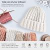 ARTEZA Acrylic Yarn for Crocheting, 4 x 200-g Skeins of Worsted Yarn for Knitting, Mossy A602, Knitting & Crochet Supplies(Half & Half)