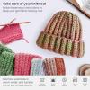 ARTEZA Acrylic Yarn for Crocheting, 4 x 200-g Skeins of Worsted Yarn for Knitting, Mossy A602, Knitting & Crochet Supplies(Holly Jolly)