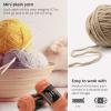 ARTEZA Acrylic Yarn for Crocheting, 4 x 200-g Skeins of Worsted Yarn for Knitting, Mossy A602, Knitting & Crochet Supplies(Light)