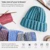 ARTEZA Acrylic Yarn for Crocheting, 4 x 200-g Skeins of Worsted Yarn for Knitting, Mossy A602, Knitting & Crochet Supplies(Peacocking)