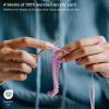 ARTEZA Acrylic Yarn for Crocheting, 4 x 200-g Skeins of Worsted Yarn for Knitting, Mossy A602, Knitting & Crochet Supplies(Smell the Lilacs)