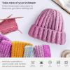 ARTEZA Acrylic Yarn for Crocheting, 4 x 200-g Skeins of Worsted Yarn for Knitting, Mossy A602, Knitting & Crochet Supplies(Smell the Lilacs)