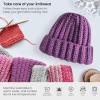 ARTEZA Acrylic Yarn for Crocheting, 4 x 200-g Skeins of Worsted Yarn for Knitting, Mossy A602, Knitting & Crochet Supplies(Sugar Plum)
