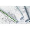 ARTEZA Architectural Scale Ruler – 12-Inch Triangular Ruler, Anodized Aluminum Tool with Laser-Etched Markings for Blueprints & Tech Drawings