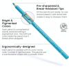 ARTEZA Colored Pencils 72 Soft Wax-Based Color Pencils for Adults & Artists. Pre-Sharpened Drawing Set for Blending, Coloring, Shading & Sketching. Professional Art Supplies in Tin Box, Holiday Gift(Set of 72 (Tin Case))