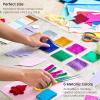 ARTEZA Craft Felt Sheets, 8.3 x 11.8 Inches, Set of 30, Metallic Assorted Colors, Stiff Non Woven Felt Fabric for Sewing and DIY Projects