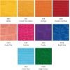 ARTEZA Craft Felt Sheets, 8.3 x 11.8 Inches, Set of 50, 5 Patterns, 10 Classic Colors, Stiff Non Woven Felt Fabric for Sewing and DIY Projects