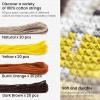 ARTEZA Embroidery Thread Pack, 80 Skeins, Royal Blue, Teal, Dark Blue, & Light Blue(Brown)