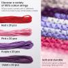 ARTEZA Embroidery Thread Pack, 80 Skeins, Royal Blue, Teal, Dark Blue, & Light Blue(Red)