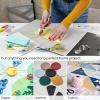 ARTEZA Fold & Stow Multifunctional Cutting Mat Set, 18×24 Inch, Self-Healing, Anti-Slip, with Detachable Ironing Pad, T-Shirt Alignment Rulers, and Tape Measure