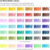 ARTEZA Kids Fine Tip Washable Markers, 42 Bright Colors, 36 Washable Marker Pens and 6 Non-Washable Neon Pens, School Supplies for Kids Ages 3 and Up(42 Broad Tip)