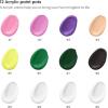 ARTEZA Paint by Numbers Kit, 12×16 Inches, 21 Pieces, Monstera Canvas Painting Kit, Canvas Panel, 12 Acrylic Paint Pots, 5 Paintbrushes, Art Supplies for a Meditative and Calming(Hummingbird)