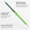 ARTEZA Scented Colored Pencils for Kids, 24 Triangle Pre-Sharpened Non-Toxic Smelly Pencils, for School Drawing, Arts & Crafts(Watercolor Double-Sided)