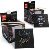 ARTEZA Scratch Paper Set, 404 Scratch-Off Notes, 3.5 x 3.5 Inches, 200 Rainbow-Themed, 200 Holographic