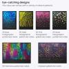 ARTEZA Scratch Paper, Set of 202 Notes, 3.5 x 3.5 Inches, 200 Holographic and 2 Gold-Foil Star Backgrounds