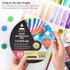 ARTEZA Watercolor Paper, Pack of 2, 32 Sheets Each, 9×12 Inch Watercolor Sketchbook, 140lb/300gsm, Cold Press, Acid Free Art Paper(20 Sheets  7 Inch Round)