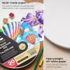 ARTEZA Watercolor Paper, Pack of 2, 32 Sheets Each, 9×12 Inch Watercolor Sketchbook, 140lb/300gsm, Cold Press, Acid Free Art Paper(20 Sheets  7 Inch Round)