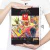 ARTEZA Watercolor Paper, Pack of 2, 32 Sheets Each, 9×12 Inch Watercolor Sketchbook, 140lb/300gsm, Cold Press, Acid Free Art Paper(64 Sheets  9×12 Inch)
