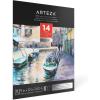 ARTEZA Watercolor Paper for Kids, 2 Pack, 30 Sheets Each, 9×12 Inches Water Pad, 135lb/200gsm, Glue Bound, Acid Free Kids Paper(14 Sheets (Double Sided))
