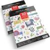 ARTEZA Watercolor Paper for Kids, 2 Pack, 30 Sheets Each, 9×12 Inches Water Pad, 135lb/200gsm, Glue Bound, Acid Free Kids Paper(60 Sheets)