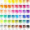 ARTEZA Watercolor Pencils Set of 72 Water-Soluble Colored Pencils for Blending, Layering, Painting, Lightfast Pigments with Soft Cores in Tin Case, Art Supplies for Adults, Artists, Holiday Gift Set(48)