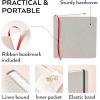 ARTEZA Watercolor Sketchbook, 2-Pack, 68 Pages Each, 8.25 x 8.25 Inches, Beige Hardcover, 110-Pound Paper(Gray)