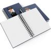 ARTEZA Watercolor Sketchbook 2-Pack, 9×12 Inches – 64 Pages Each, Spiral-Bound 140 lb Cold Press Paper, Gray Hardcover Journal for Mixed Media(Blue)