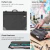 Arteza Art Portfolio Case, 24 x 36 inches, Black, Large Soft Art Storage Folder for Artwork Organization(Multicolor)