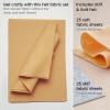 Arteza Craft Felt Sheets, Set of 50, 8.3 x 11.8 inches, 10 Brown and Gray Tones, 20 Soft and 30 Stiff Non Woven Felt Fabric Squares, 1.5mm and 1.3mm Thick, Sewing Fabric for DIY Projects