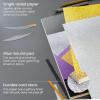 Arteza Glitter Paper, 24 Sheets, 12 x 12 Inches, Gold and Silver Scrapbook Paper, Arts and Crafts Supplies for Holiday Decor, Decoupage, and DIY Projects(Gold & Silver)