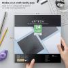 Arteza Glitter Paper, 24 Sheets, 12 x 12 Inches, Gold and Silver Scrapbook Paper, Arts and Crafts Supplies for Holiday Decor, Decoupage, and DIY Projects(White & Black)