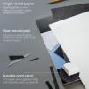 Arteza Glitter Paper, 24 Sheets, 12 x 12 Inches, Gold and Silver Scrapbook Paper, Arts and Crafts Supplies for Holiday Decor, Decoupage, and DIY Projects(White & Black)