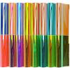 Arteza Holographic Self Adhesive Vinyl, 12×12 Inch, Set of 16, Multicolor Rainbow & Opal Craft Sheets, Easy to Cut & Weed, for Indoor & Outdoor Projects, Compatible with Most Craft Cutters(Multicolor)