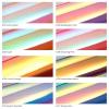 Arteza Holographic Self Adhesive Vinyl, 12×12 Inch, Set of 16, Multicolor Rainbow & Opal Craft Sheets, Easy to Cut & Weed, for Indoor & Outdoor Projects, Compatible with Most Craft Cutters(Red & Pink)